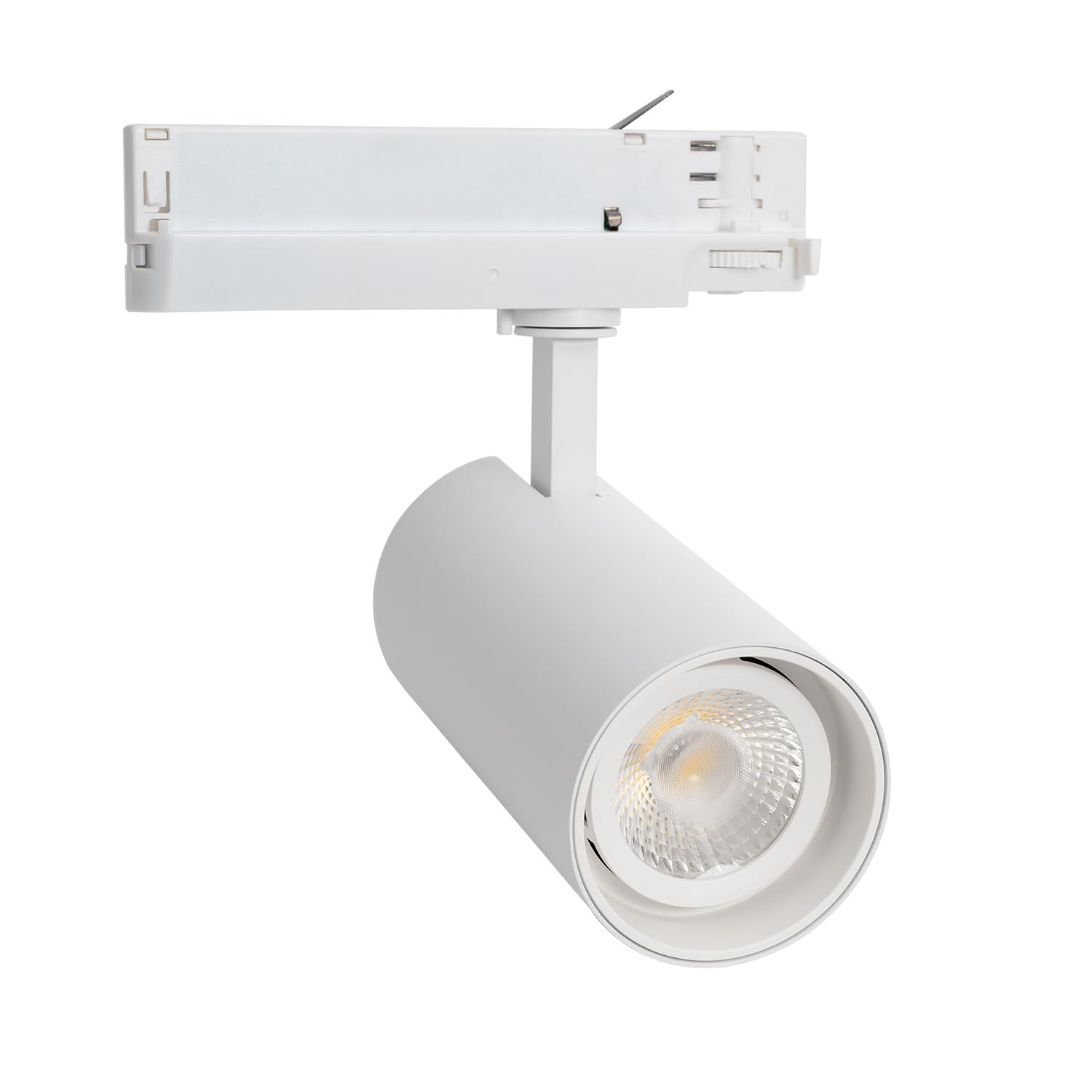 LEDKIA Foco Carril LED Trifásico 30W Fasano Regulable Blanco 2700K Blanco C