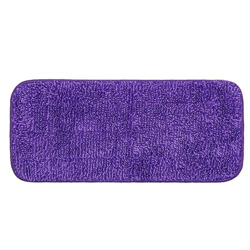 YGLONG Mop Pads Almohadillas de Repuesto de Microfibra for trapeador, Almohadillas de Repuesto Reutilizables y Lavables, Cabezales de Repuesto for trapeador húmedo y seco(Purple)