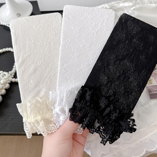 Toddler Socks, Girls Lace Bowknot Sweet Tights Stretchy Nylon Fabric Breathable Wear Soft Leggings Comfortable3