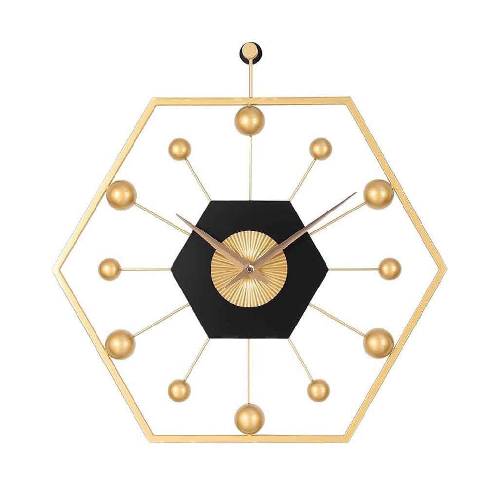EINES Silent Decorative Wall Clock Living Room Wall Clock Simple Wall Clock Restaurant Modern Fashion Creative Clock Easy to Read