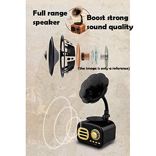 Ornements de Gramophone Vintage, Haut-parleurs créatifs, Tourne-Disque avec Haut-Parleur Bluetooth en cuivre et Caisson… - Les Beatles, Paul McCartney, John Lennon, RIngo Starr, George Harrison Ornements de Gramophone Vintage, Haut-parleurs créatifs, Tourne-Disque avec Haut-Parleur Bluetooth en cuivre et Caisson… – Image 4