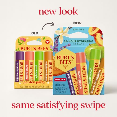 Burt's Bees Lip Balm Set, Garden Party, 0.15 oz., 4 Tubes - image 2