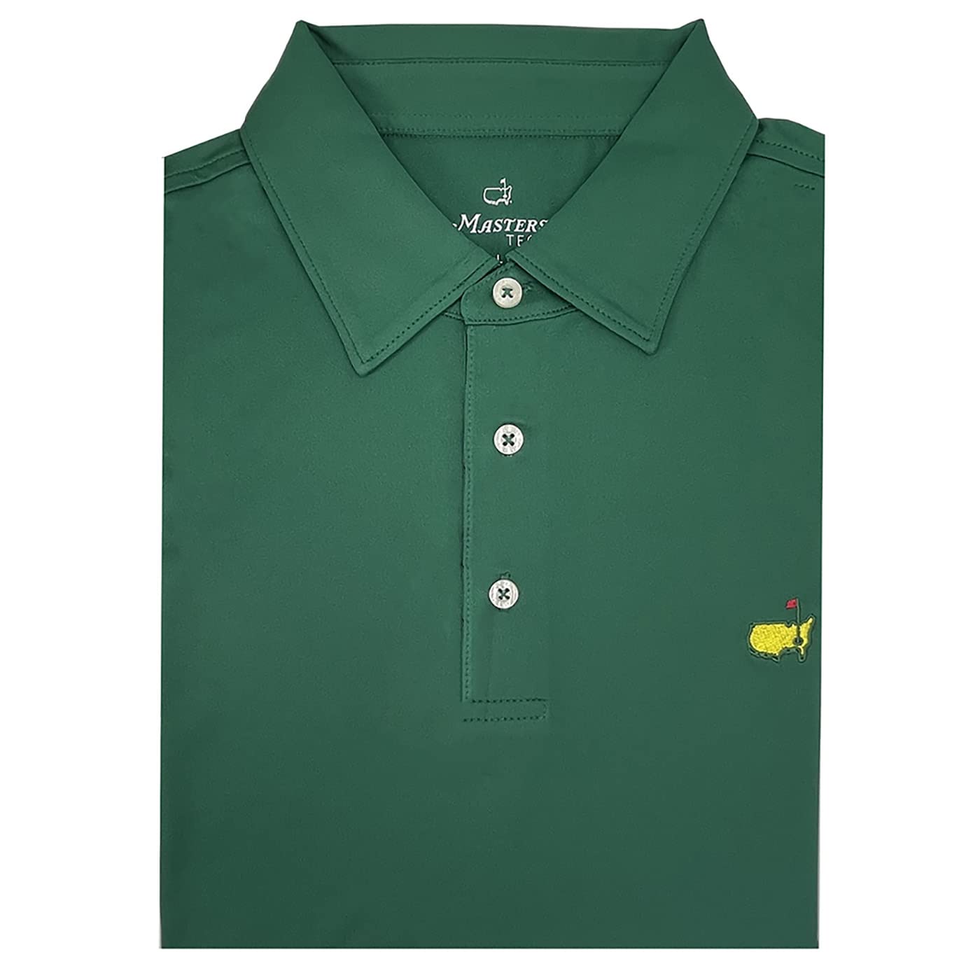 Authentic Masters The Masters Green Performance Tech Golf Polo Shirt | Solid Green | Size X-Large Merchandise