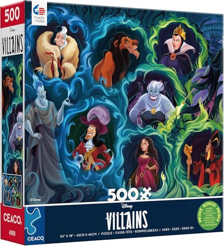 Ceaco - Disney - Villains - 500 Piece Jigsaw Puzzle