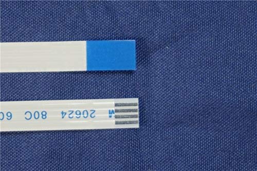 Gimax 100pcs FPC FFC Flexible Flat Cable 4 PIN 1.0 mm pitch Step Same Side Length Type A Length 50 60 70 80 100 120 150 200 300 400 mm - (Color: 400mm Length)