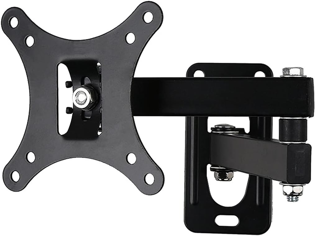 with Screws Adjustable Frame Support Displayer Steel Plate Coating Bracket Flat Panel Wall Hanging Tv Mount Set for 10-24 Inches