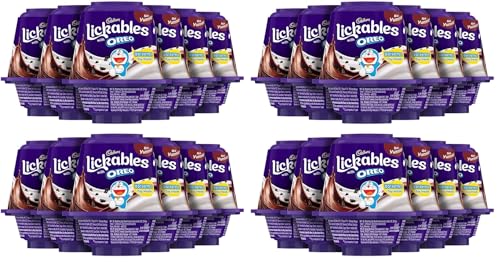 Image of Cadbury Dairy Milk Lickables Chocolate with Oreo Chunks, 20 G, Pack of 24 (12 X 20 G), Liquid