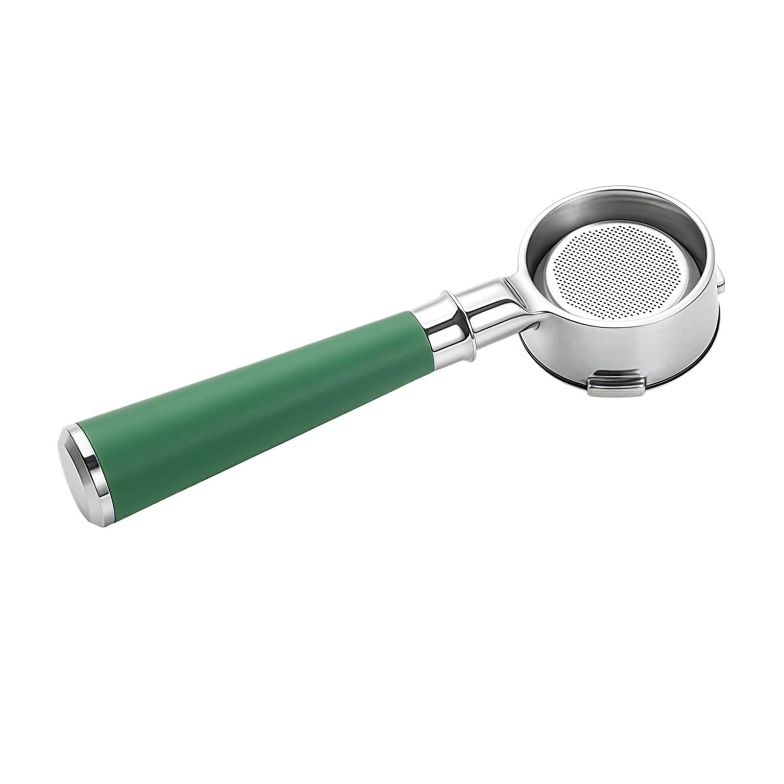 1 Uds. Mango for Máquina De Café Con Cesta De Filtro Portafiltro Sin Fondo De 3 Orejas De 58MM, Compatible Con Barsetto, Accesorios for Cafetera M5300S(Green)