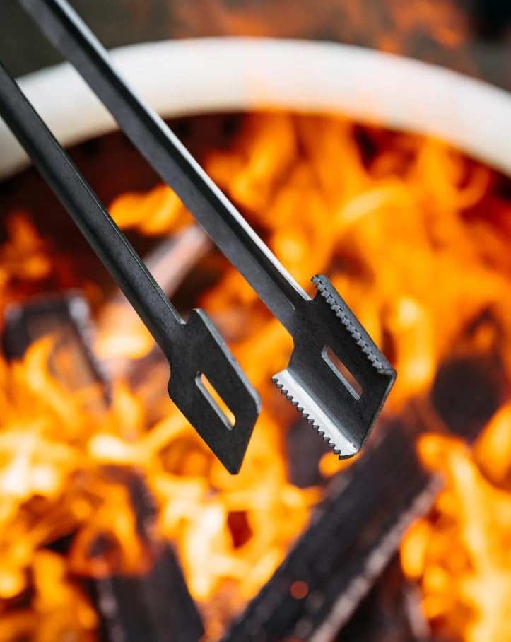 Pinzas para parrilla de acero inoxidable de 24 in miniatura 2