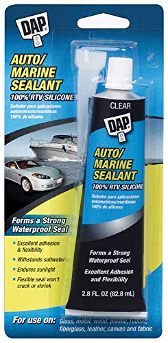 Sellador de silicona DAP 2.8 oz transparente