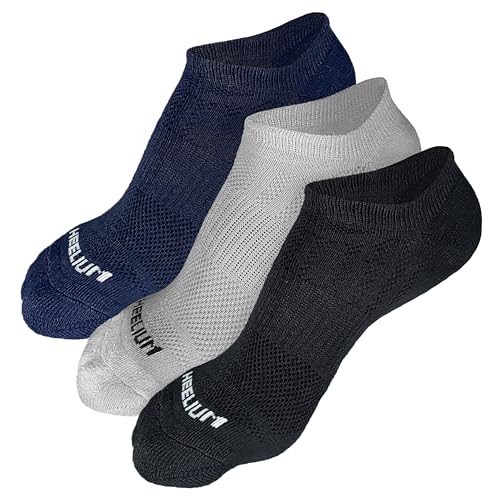 Image of HEELIUM Bamboo Ankle Socks for Men & Women | Ultra-Soft, Odour-Free, Thin & Breathable | 3X Softer than Cotton | Sizes - M (UK 4-8) & L (UK 9-13)