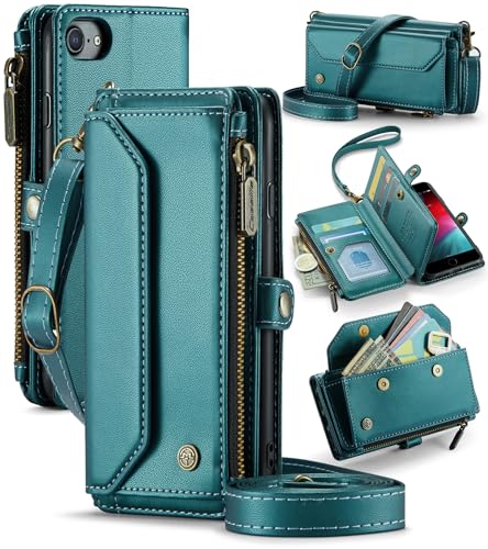 MATERIALI DI ALTA QUALITÀ E TRACOLLA REGOLABILE: Realizzata in pelle PU durevole, questa custodia portafoglio combina eleganza e robustezza. La tracolla regolabile offre un comfort ottimale e una versatilità d'uso, rendendola perfetta sia per uscite casual che per eventi formali. Un accessorio indispensabile per chi apprezza stile e sicurezza