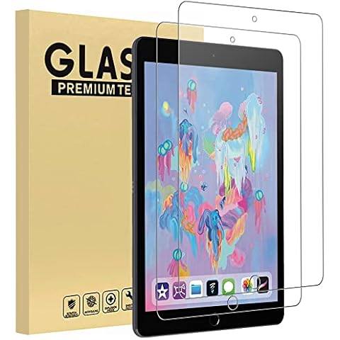XunyLyee Screen Protector for iPad 9.7 (2018/2017 Model, 6th/5th Generation), iPad Air 1, iPad Air 2, iPad Pro 9.7-Inch, 9H Hardness HD Tempered Glass Film Cover