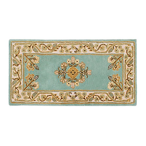 Weekly Top Sale Minuteman International Winter Green Jardin Wool Hearth Rug, Rectangular Weekly Top Sale Minuteman International Winter Green Jardin Wool Hearth Rug, Rectangular