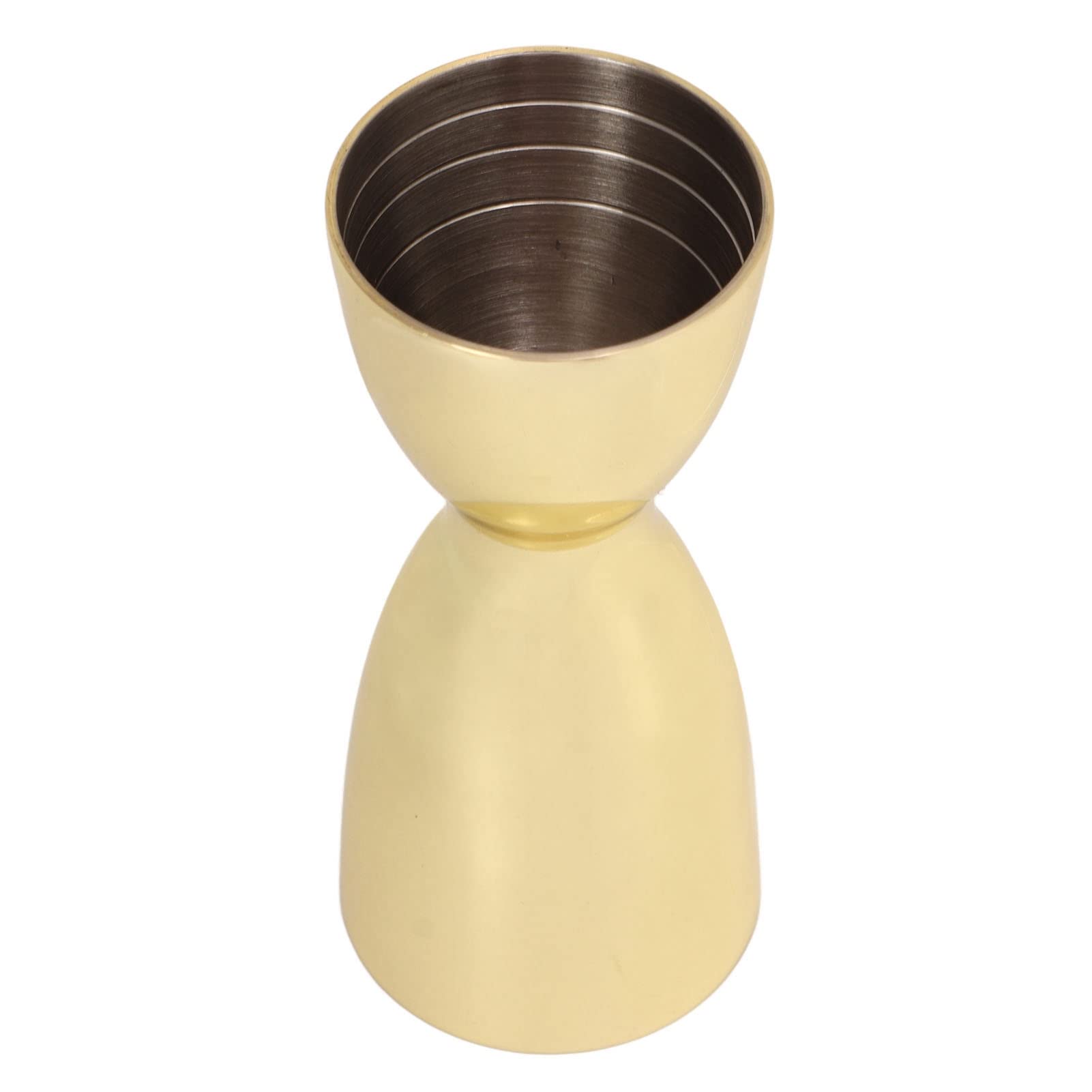 Ejoyous Jigger Doppio per Cocktail, Jigger per Cocktail a Doppia Testa in Acciaio Inossidabile, Misurino a Forma di U da 39 X 41 X 93 Mm con Ampia Apertura per Baristi Bar di Casa Miscelazione di (#2)