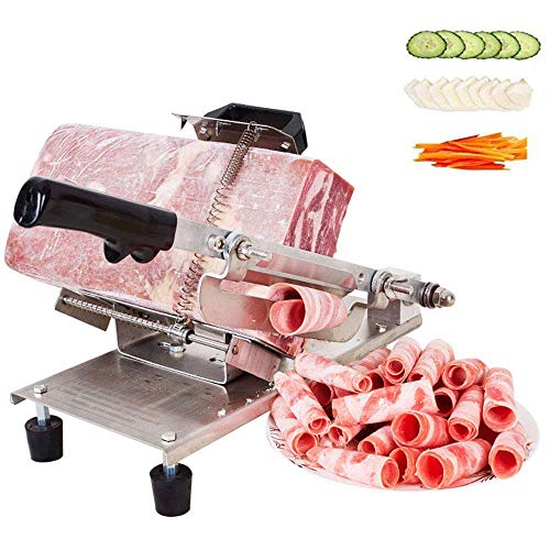 YFGQBCP aufschnittmaschine Edelstahl-Slicer, Aufschnittmaschinen for den Heimgebrauch Prime, manuelles Slicer…
