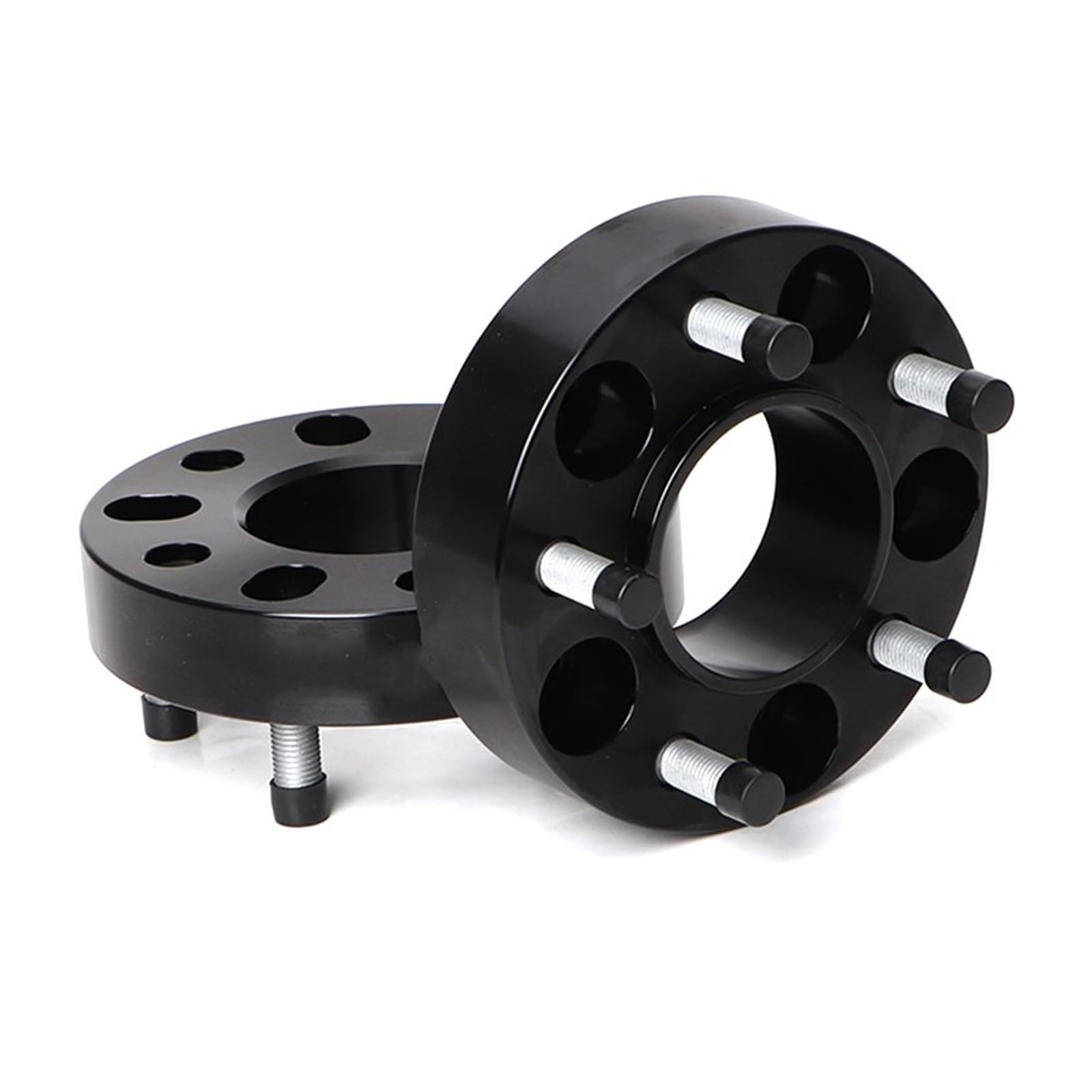 2 pezzi PCD 5x114,3 CB 66,5 mm 15/20/25/30/35/40/45 Adattatore distanziale per ruota in alluminio fori universale per auto(2PCS 45mm)