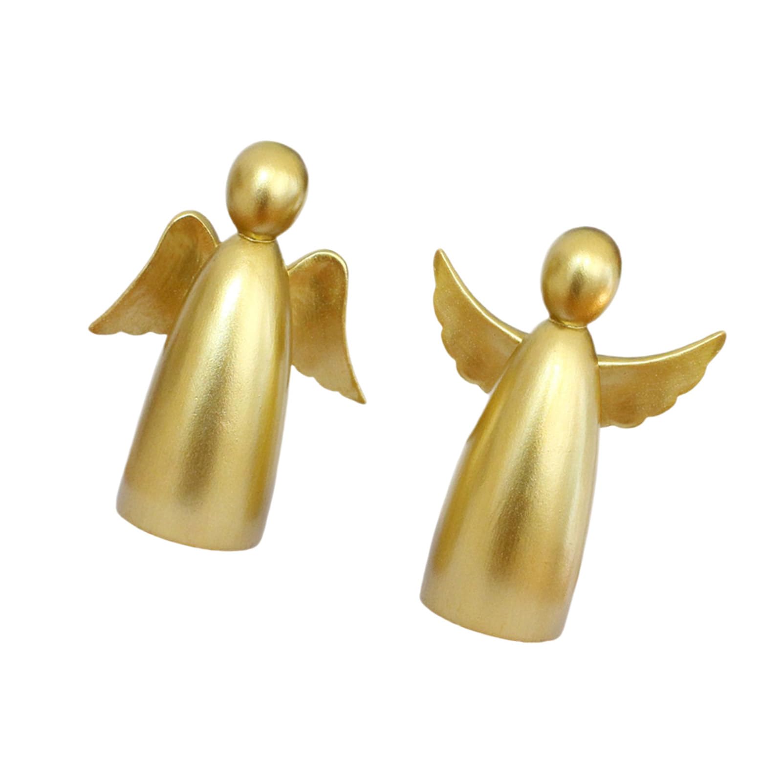 TFAOYS Of 2 Hand Christmas Figurines Resin Holiday Decorations for Home Tabletop Party Decoration Christmas