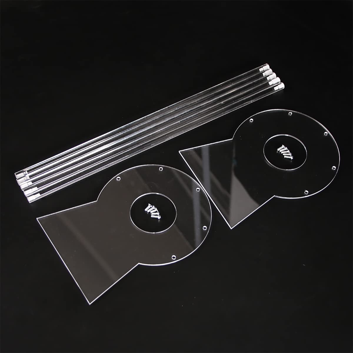 Pangkeep Supporto per fascia in acrilico trasparente per ragazze, 36,6 cm