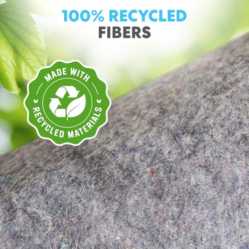 Image of Simpli-Magic Padded XL Moving Blanket Pads, 12 Pack, Heavy Duty, Eco-Friendly Pads for Packing & Furniture Protection