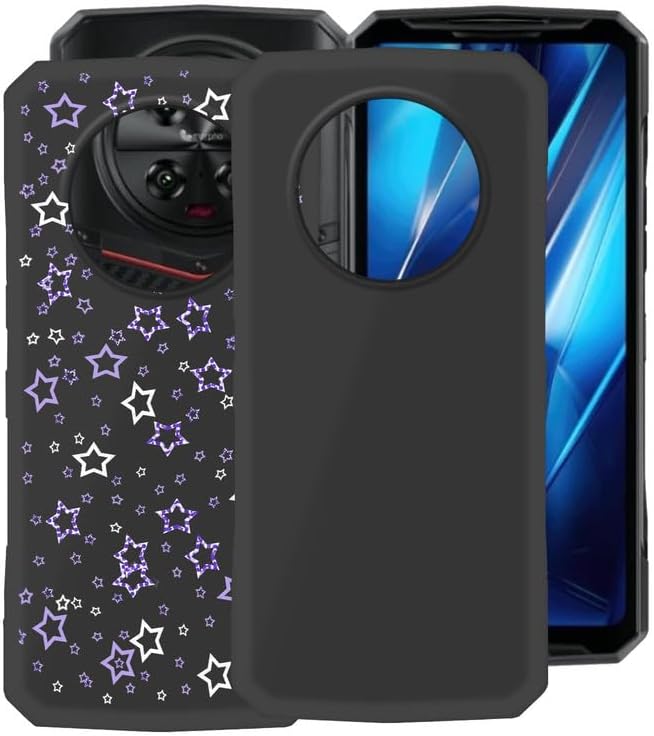 for Doogee DK10 Case, 2 Pieces Shockproof Soft TPU Bumper Shell, 360° Drop Protection Shell Ultra-Thin Soft Silicone Cover for Doogee DK10 (6.67") - Xinghai