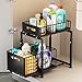 JOUING Organizador Bajo Fregadero de 2 Niveles Metal Almacenaje de Cocina Estante de Almacenamiento para Baño con Cestas Extraíbles Altura Ajustable 29x37 Imagen de JOUING Organizador Bajo Fregadero de 2 Niveles Metal Almacenaje de Cocina Estante de Almacenamiento para Baño con Cestas Extraíbles Altura Ajustable 29x37