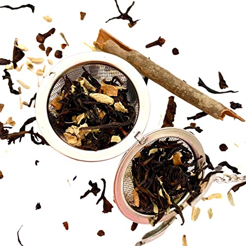 Image of Kangra Tea House Organically Grown Sugarless Anti Diabetic Authentic Masala Black Tea (20g = 30 - 40 cups)-Richest Source of Antioxidants-Combo of KTH NationaliTEA 40g