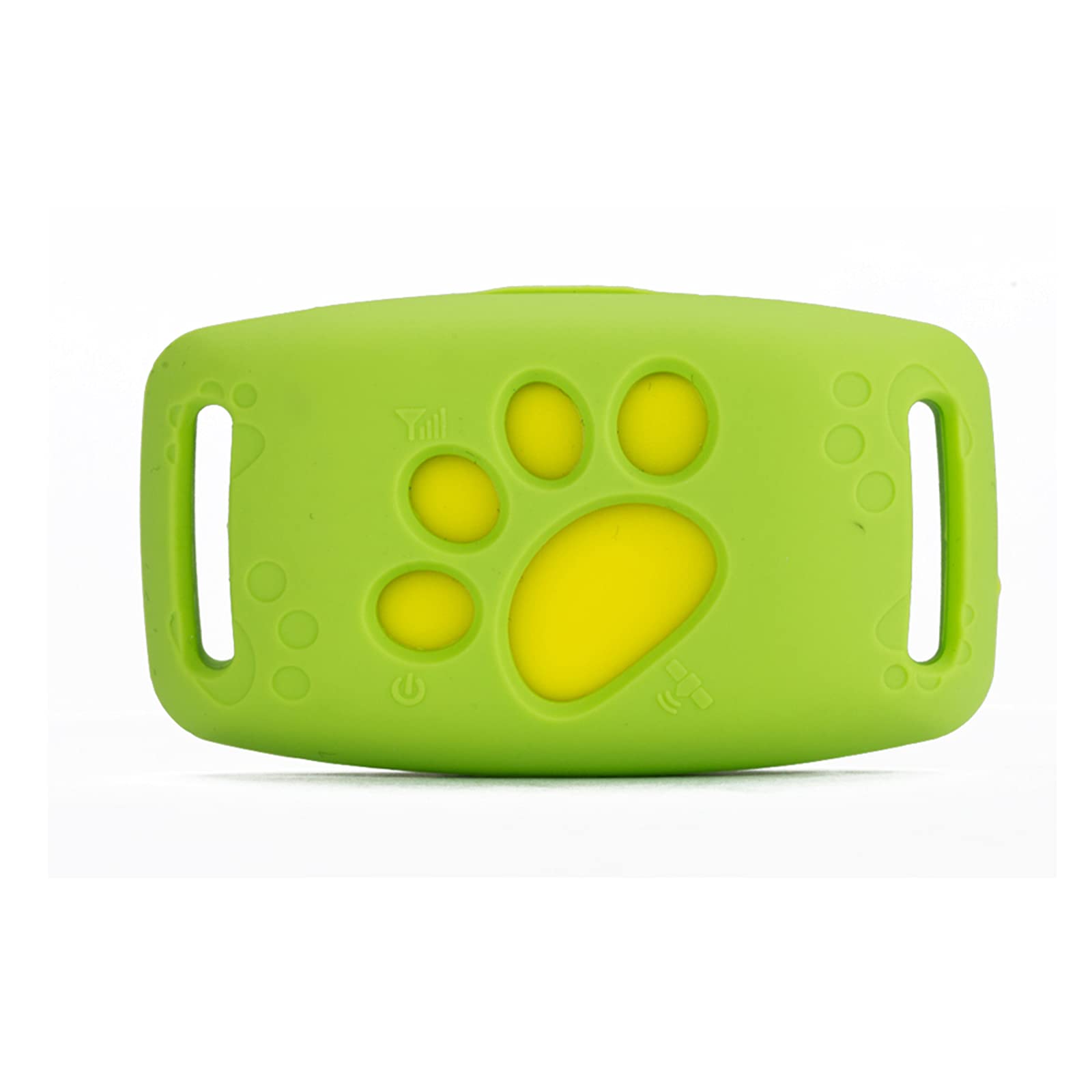 Rastreador GPS para mascotas, perro y localizador de GPS para perros y gatos, dispositivo de seguimiento GPS con impermeable para collar de mascotas y gatos (verde)