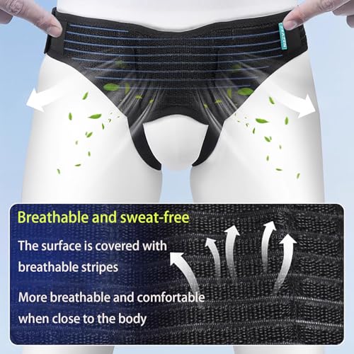 Faja para Hernia, Banda de Soporte para Hombre, Banda Abdominal Ajustable Talla L miniatura 3