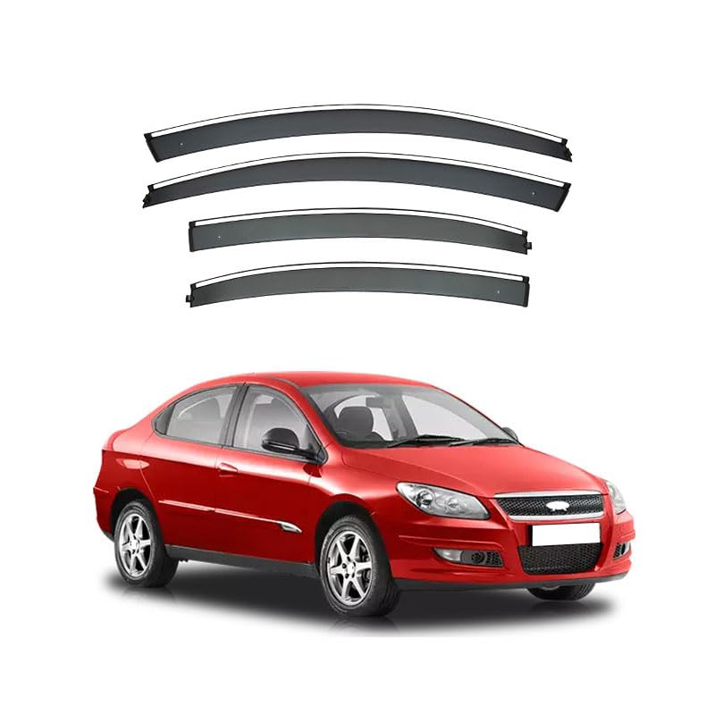 Deflectores de Aire Chery M11 Sedan 2008-2015 Cubierta de Lluvia y Sol Juego de 4 Piezas