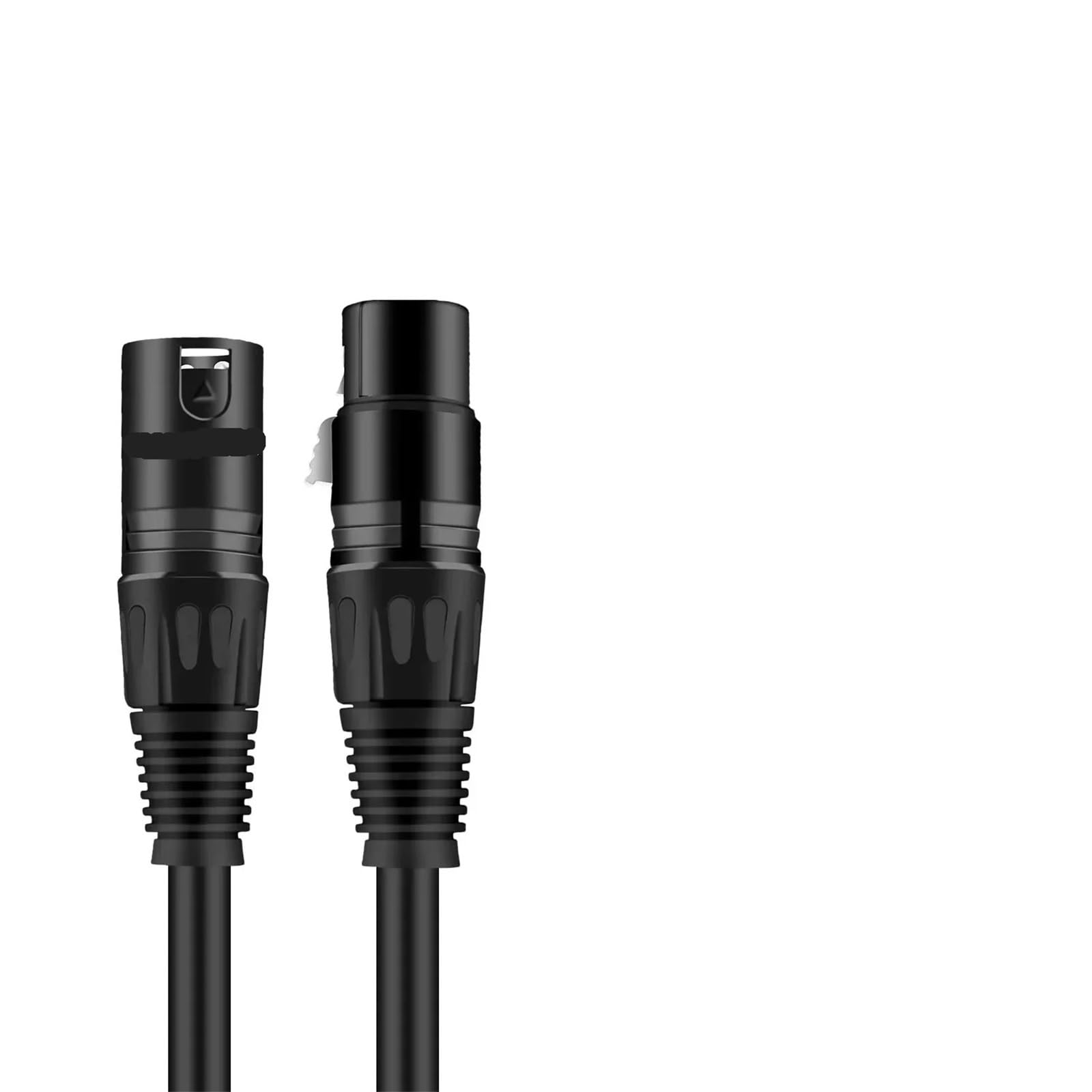 Zbalansowany kabel mikrofonowy XLR męsko-żeński, 3-pinowy kabel XLR do mikrofonu, sceny, elastyczny DJ Pro, redukcja szumów (fioletowy, 3 metry)