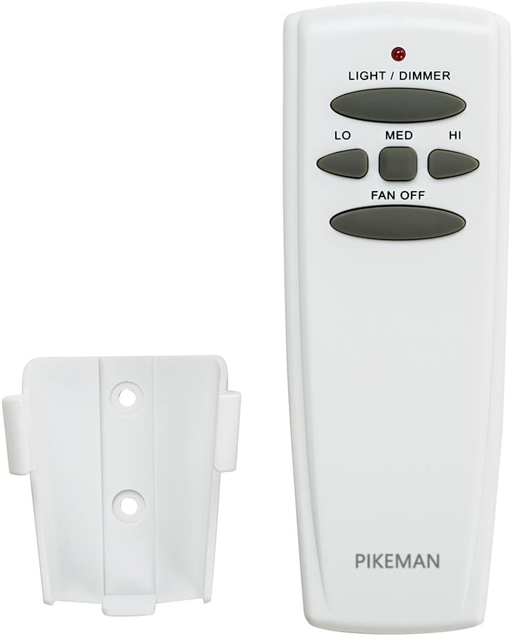 Universal Ceiling Fan Remote Control Kit Replacement for Hampton Bay Harbor Breeze Hunter Litex Westinghouse 3-Speed Light-Dimmer UC7030T UC7078T Fan-HD CHQ7078T L3H2010FANHD Fan-HD5 FAN-28R -Pikeman