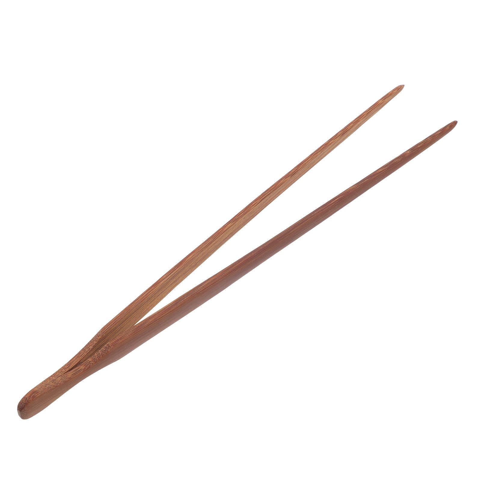 SHOWERORO 1pc Bamboo Tea Ceremony Clip Ergonomic Food Tong for Tea Bread Vegetables Non-slip Kitchen Tongs for Outdoor Activities Home Use