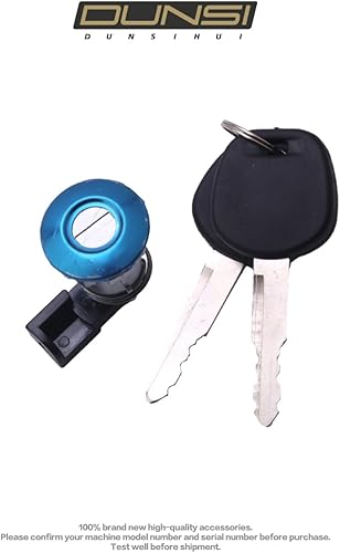 Miniatura 2 de DUNSIHUI 69058-35140 Cilindro de cerradura de puerta de combustible con llaves 69058-34020 para Tacoma 1995-2004 para Tundra 2000-2003 Cilindro de