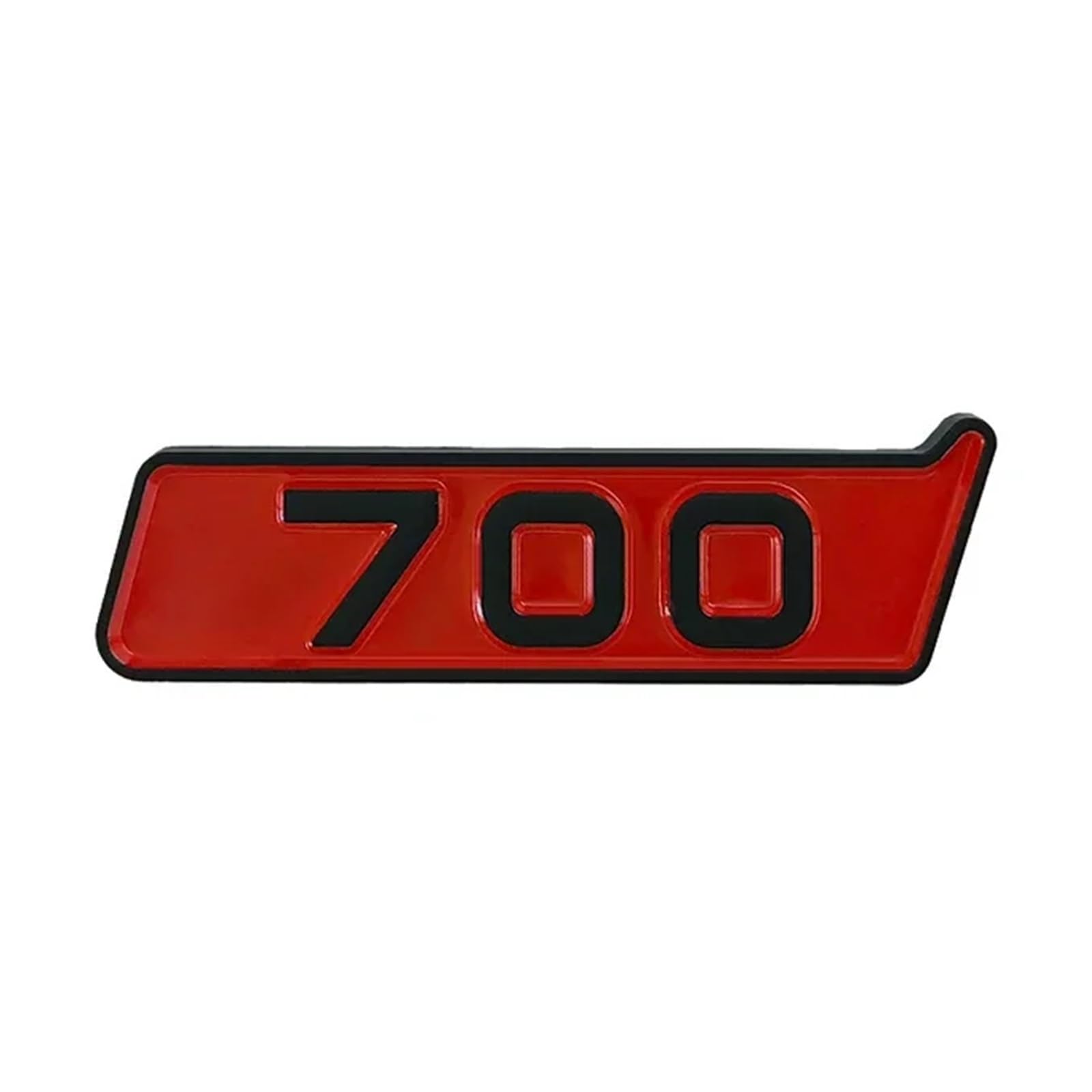 NBCNZCTSAS 3d ABS Red Black 700 800 900 Logo Letters Car Emblem Badge Fit For Mercedes G500 350 Brabus 700 800 900 Sticker Accessories(700 Red Matt Black)