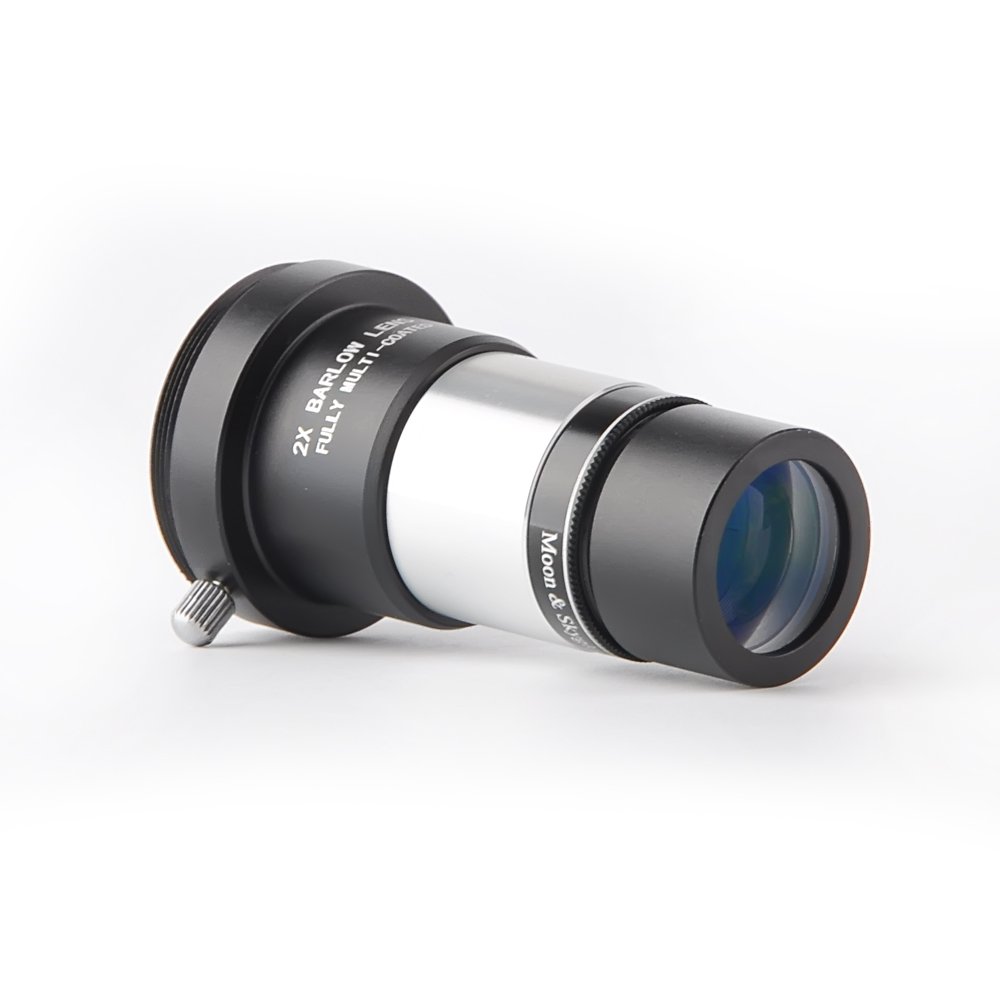 Kit Filtre Lunaire + Barlow 2X SOLOMARK Pour Télescopes - Améliore Vision Lune - Compatible Celestron, Orion