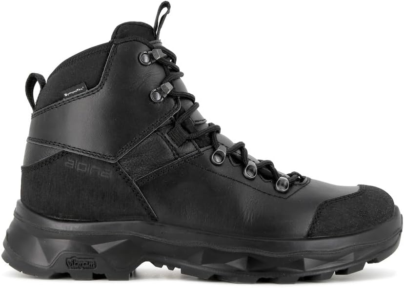 Alpina THOR Men's Boots | Ankle High Waterproof | Lightweight Tactical Army Shoes | Full Leather with Sympatex Breathable Membrane | Slip Resistant - All Weather Grip Sole | Made in Europe