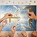 Cross Christian Puzzles for Adults 1000 Pieces, Religious Bird Jigsaw Puzzles, Bible Catholic Faith Inspirational Puzzle as Home Decor