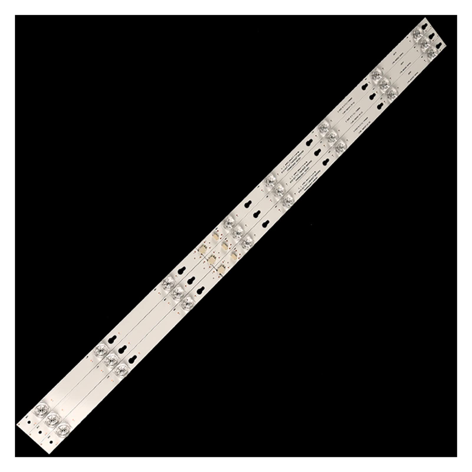 TILEZE Taśma podświetlenia LED pasuje do Thomson 43D290 43HR330M08A2 V5 43UC6306 43UC6406 TCL 43S303 43DP608 D43A810 TOT_43D2900_3X8 OEM43LB0 66 ((Kolor: 2, Zestaw (12 szt.)