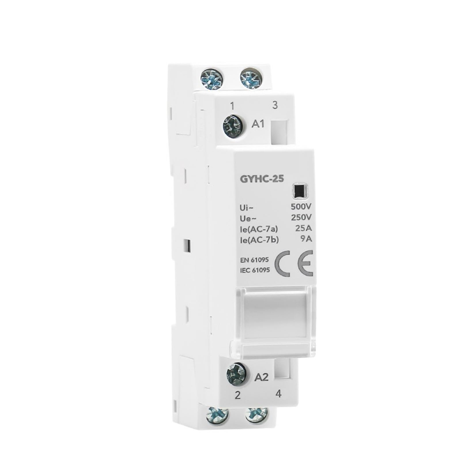 Modulares AC-Schütz 2P 4P 25A 63A 2NO oder 4NO oder 2NC2NO 220V/230V 50/60HZ DIN-Schiene Haushaltsschütztyp(4P 63A 2NO2NC)