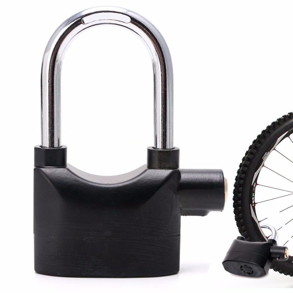 Cadenas D'Alarme 110dB Universel Étanché Antivol Avec Câble Acier - Double Mode Sécurité