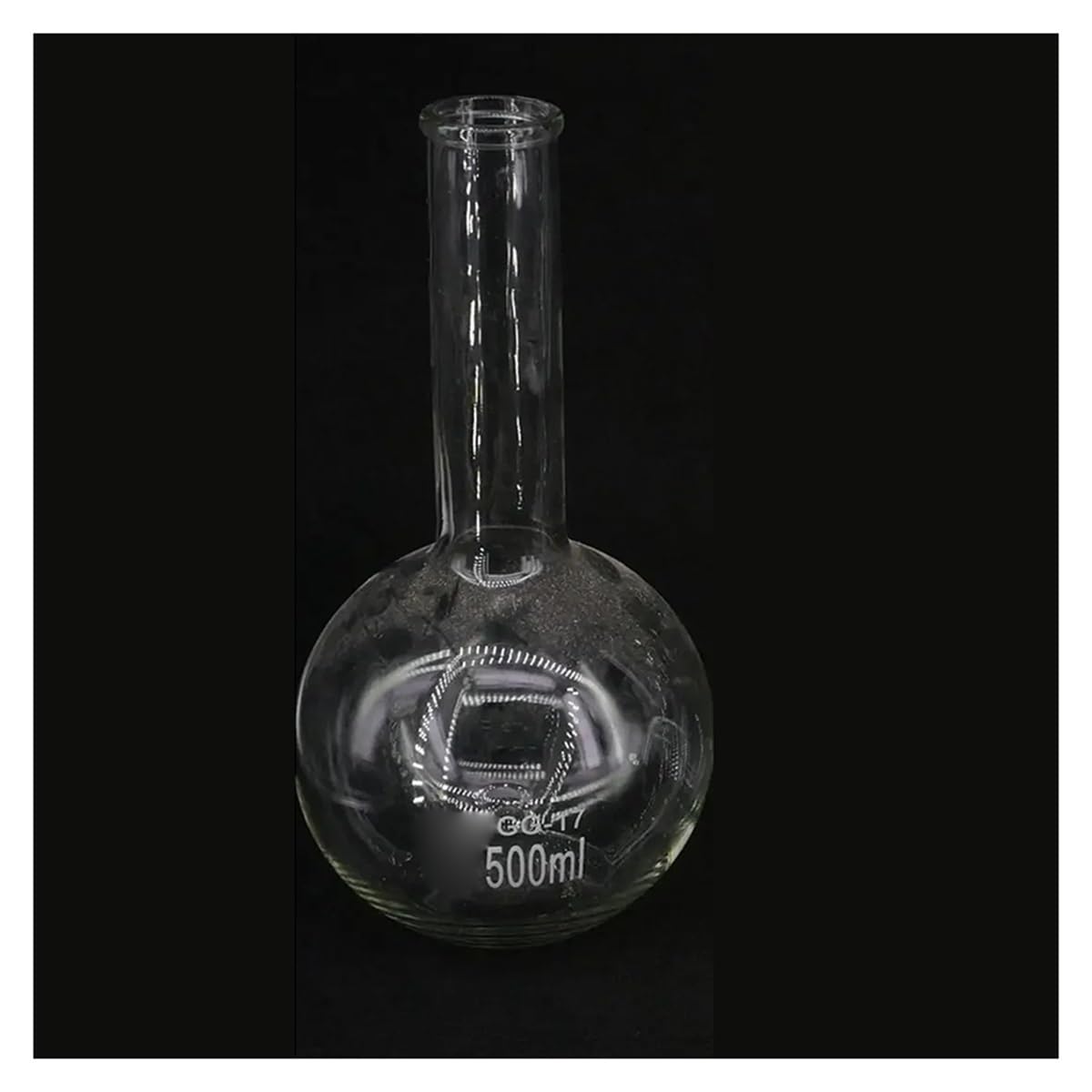 Cristalería de Laboratorio Matraz de fondo plano largo de vidrio borosilicato de 50/100/150/250/500/1000/2000 ml con termoestabilidad(2000ml)