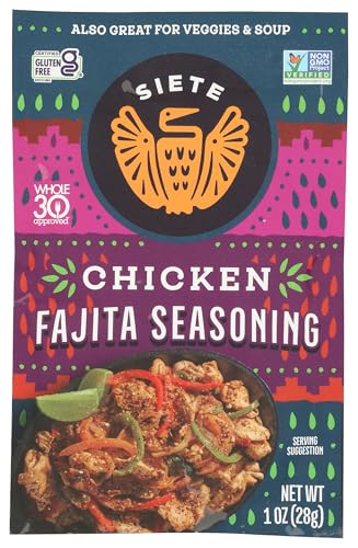 Siete Chicken Fajita Seasoning Mix | Seasoning for Chicken and Ve...