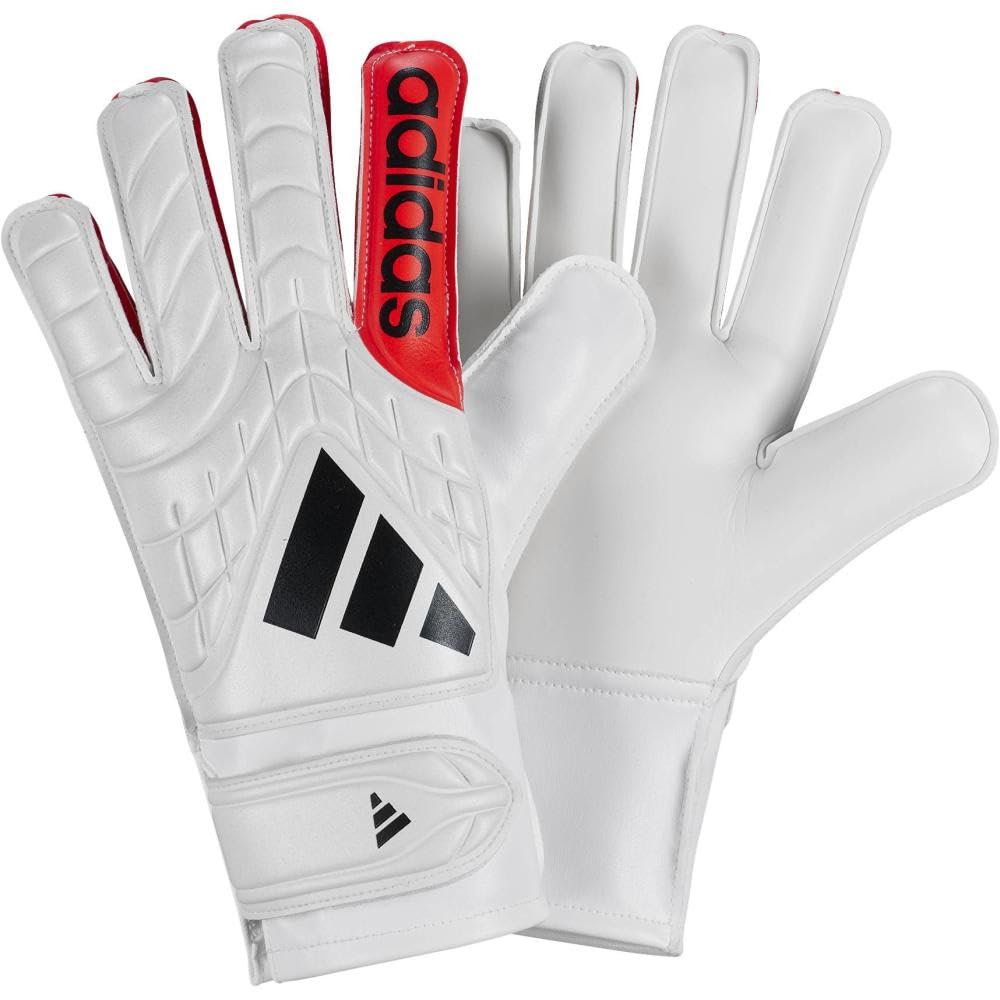 adidas Unisex COPA GOALKEEPER GLOVE CLUB JUNIOR, zero met./black/lucid red, 5