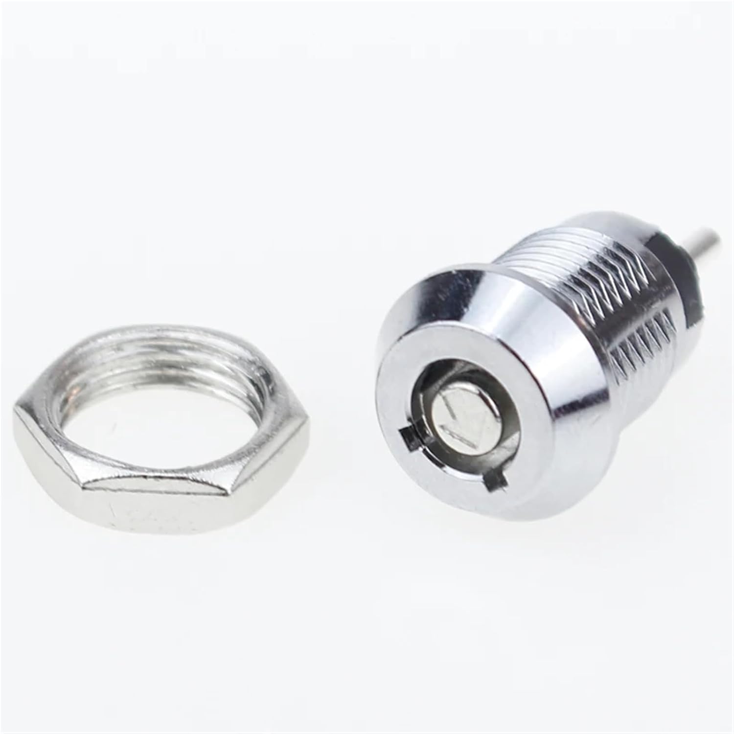 1PCS 12MM Stainless Steel Telephone Lock Electronic Lock Power Lock Key Switch S1201 Double Side Pull Out Type 0.5A250V AC 2Keys