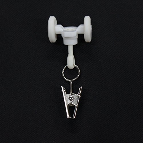 Room/Dividers/Now Ceiling Track Curtain Pinch Clips (1 Pack of 20)