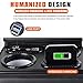 Car Center Console, Universal Rear Bench Seat Console, Back Seat Car Organizer, Automotive Center Console with Cup Holder & Phone Holder, Central Armrest Box