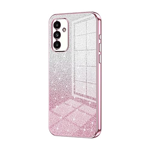 Moda telefono Compatibile con Custodia Samsung Galaxy A14 5G Cover Protettiva Ibrida Galvanica Glitter Trasparente Sottile AntiGraffio Assorbimento degli Urti Compatible wi tpu