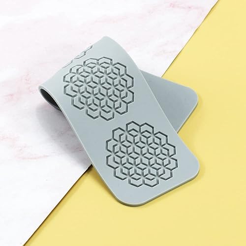 Miniatura 3 de TUKE Moldes de silicona con hojas 3D, para pastel de flores, fondant, hojas de abeja, moldes de pastelería, estampado de rosas, molde de encaje