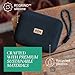 House of Marley Jammin' Portable Bluetooth Speaker, IPX5 Splashproof, 6-Hour Playtime, TWS Pair Mode, Eco-Friendly Design with Recycled Materials, Includes Lanyard, Compact Size (Signature Black)